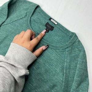 J. Crew Teal Crewneck Sweater
